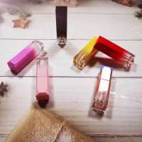 Hot selling 5ml square gradient lip gloss tube for cosmetic