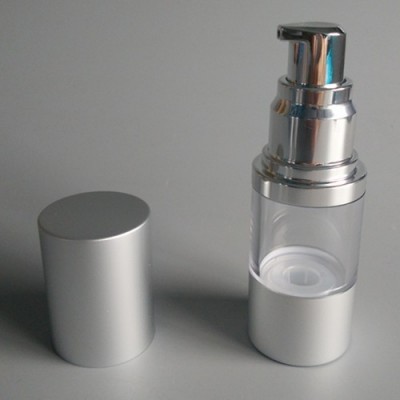 Aluminum Round Skin Care Cream Airless Pump Bottle