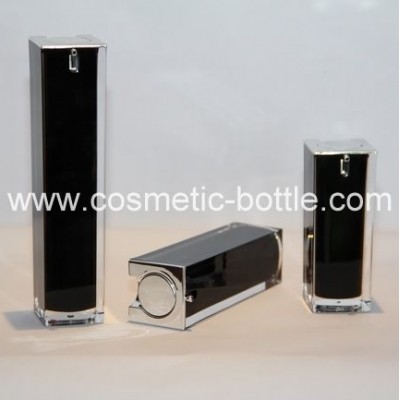 50ml 30ml 15ml Square Acrylic Airless Bottle (FA-03-B30)