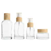 Fuyun 50g/40ml/100ml/120ml Glass Bottle and Cream Jars Empty Cosmetic Container and Packaging